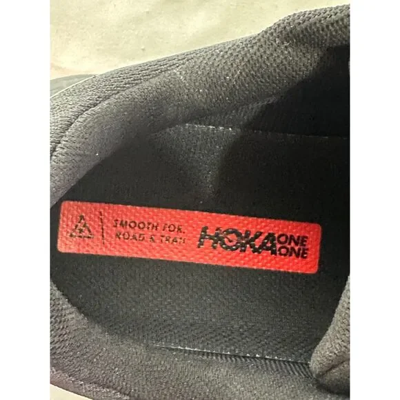 Hoka One One Challenger ATR 6 GTX Women's Size 8 Black Red Running Sneakers - Picture 7 of 8